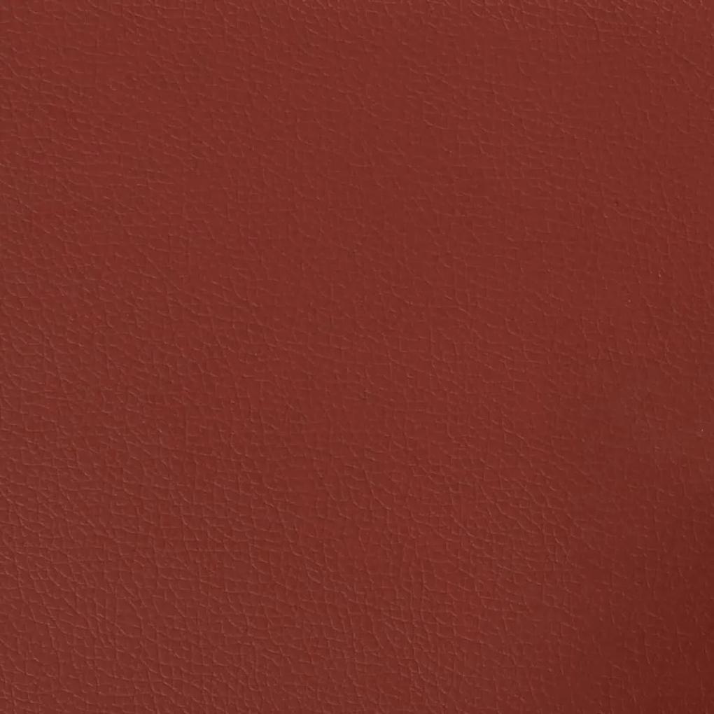 Panca Rosso Vino 100x35x41 cm in Similpelle