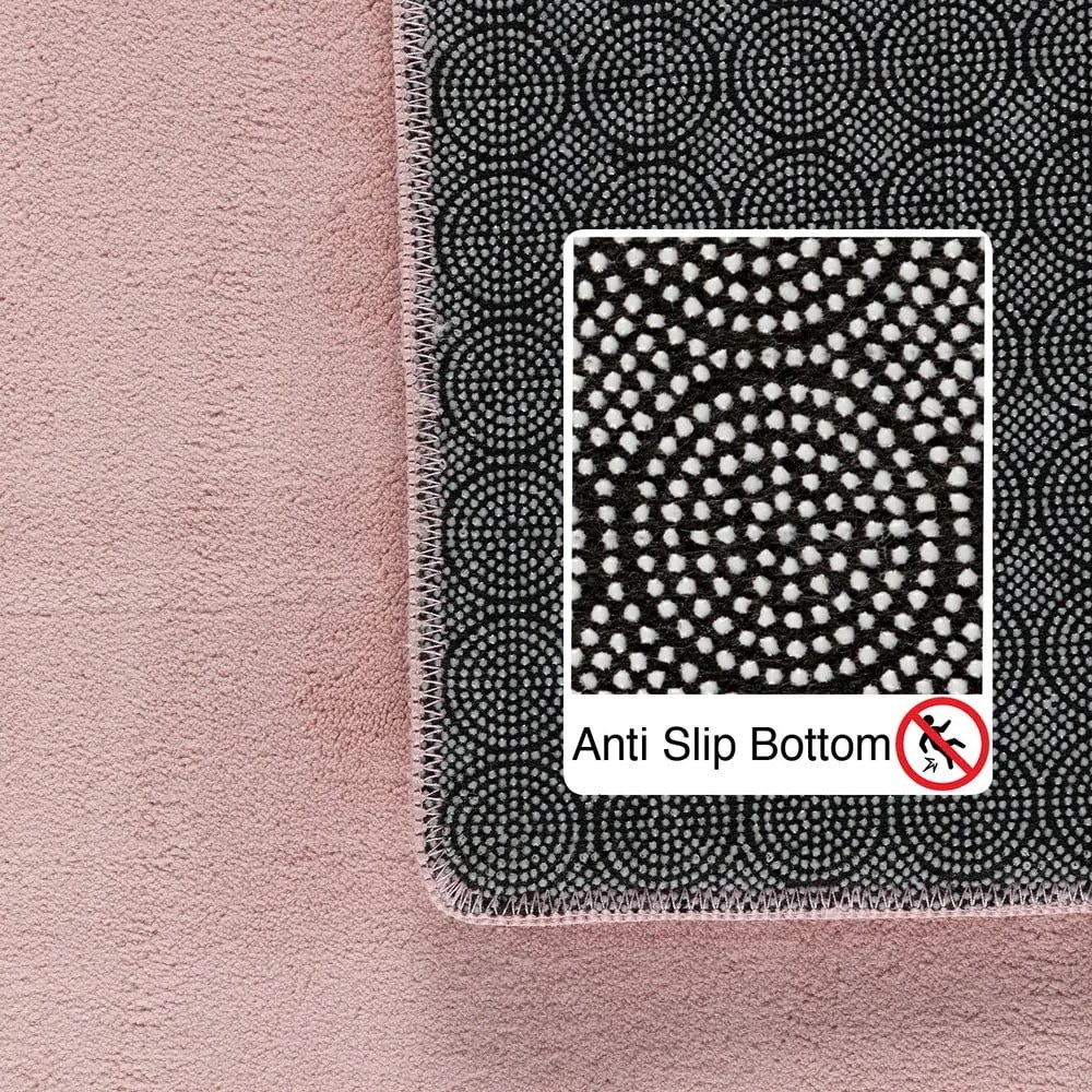 Passatoia lavabile rosa 80x250 cm Sky - Ayyildiz Carpets