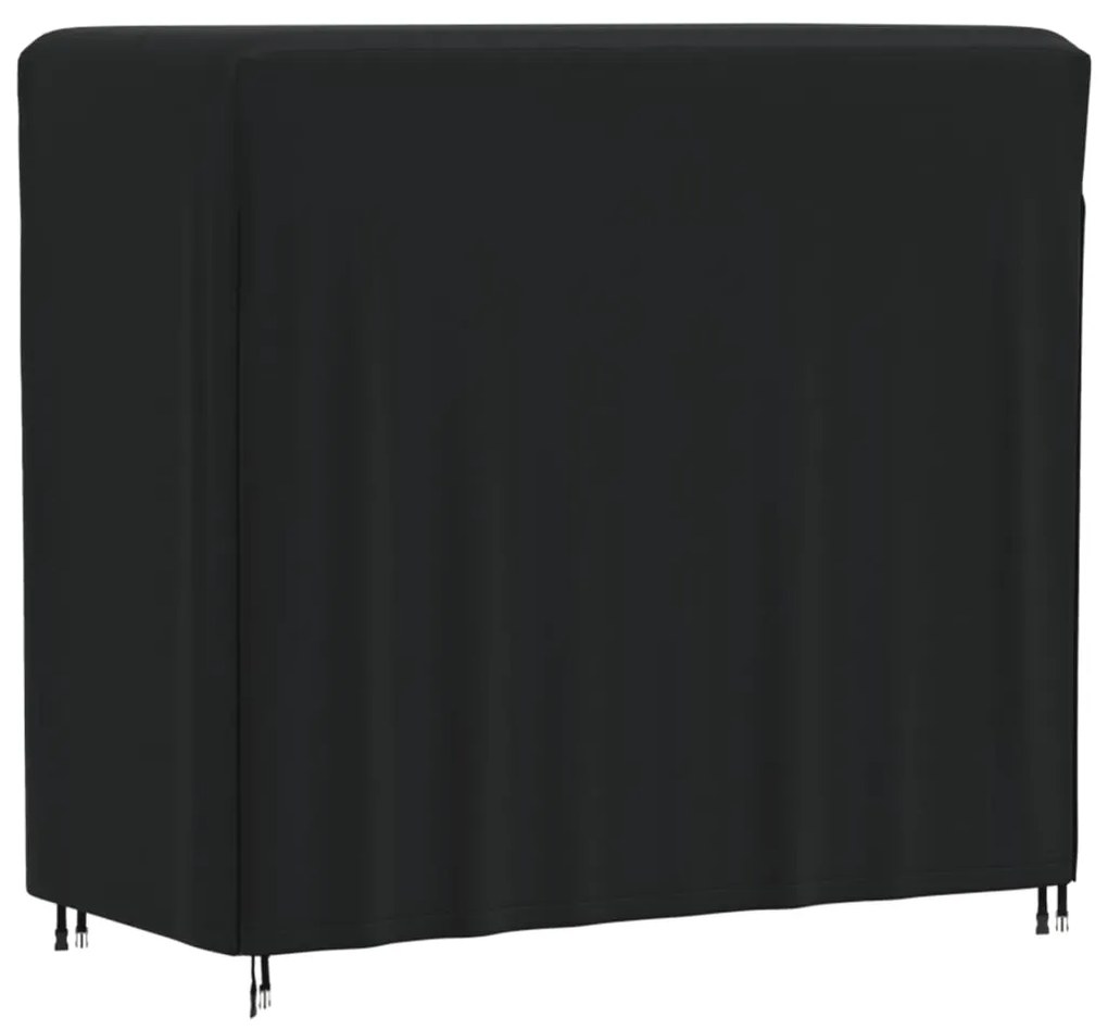 Copertura Per Porta Legna Nera 122x61x106 Cm 420d Oxford /