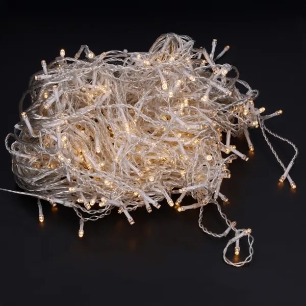 Brilagi - Catena luminosa LED da esterno 400 LED/8 funzioni 23 m IP44 bianco caldo