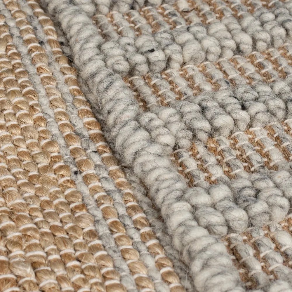 Tappeto di colore grigio chiaro e naturale 160x230 cm Medina - Flair Rugs