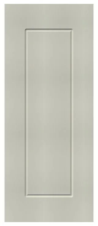 Pannello per porta d'ingresso P010 pellicolato pvc grigio L 92  x H 210.5 cm, Sp 6 mm apertura reversibile