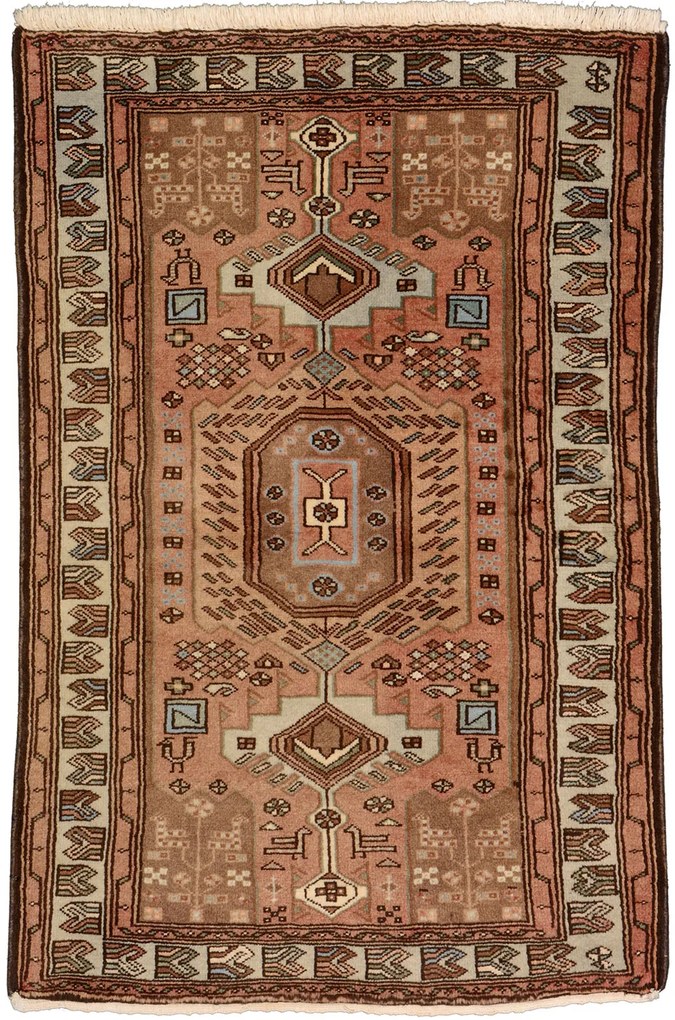 Malayer Tappeto persiano 150 x 100 Rosa (Iran) Annodato A Mano