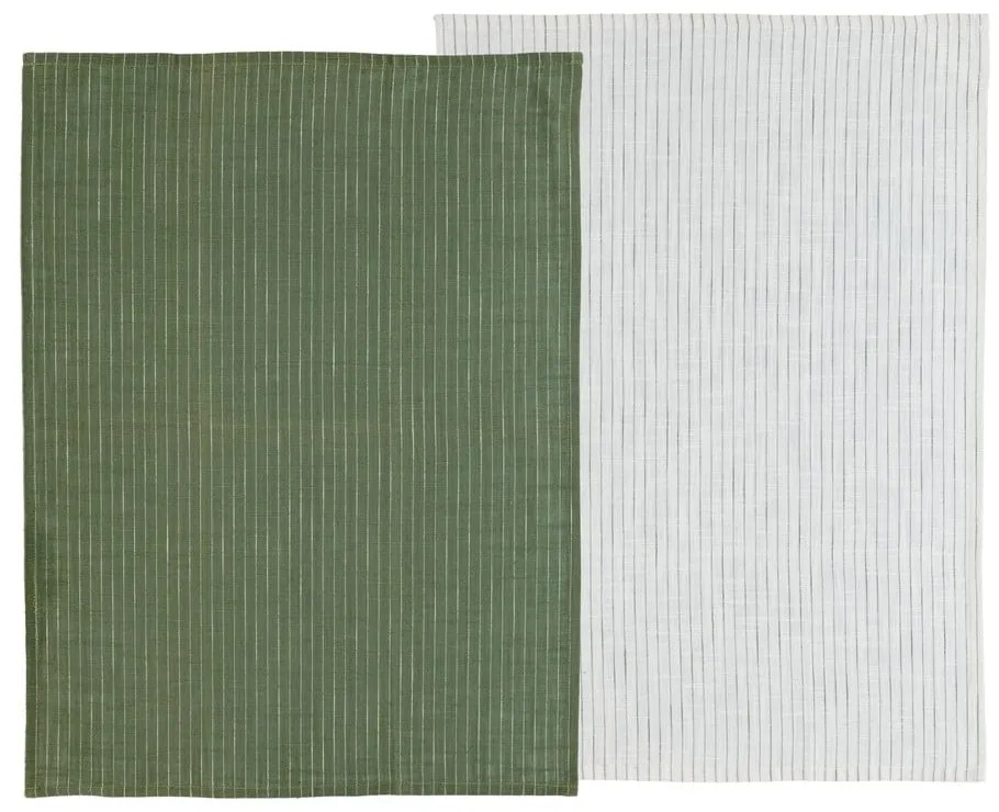 Set di strofinacci in cotone 2 pz 50x70 cm Line – Södahl