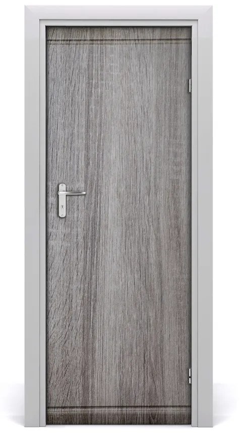 Adesivo per porta Casa in legno 85x205 cm