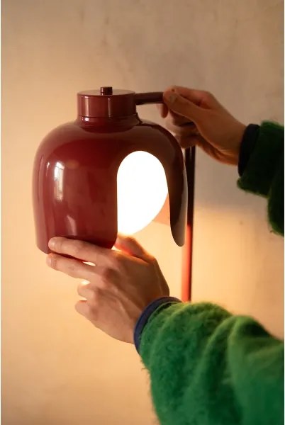 Osram - Lampada da terra DECOR COROLLE 1xE27/15W/230V rossa