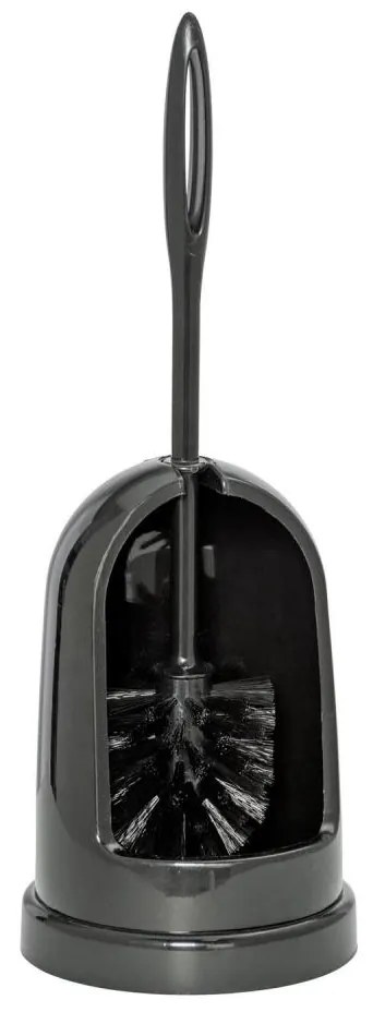 WENKO 24637100 - Scopino WC STANDARD 14x40 cm nero