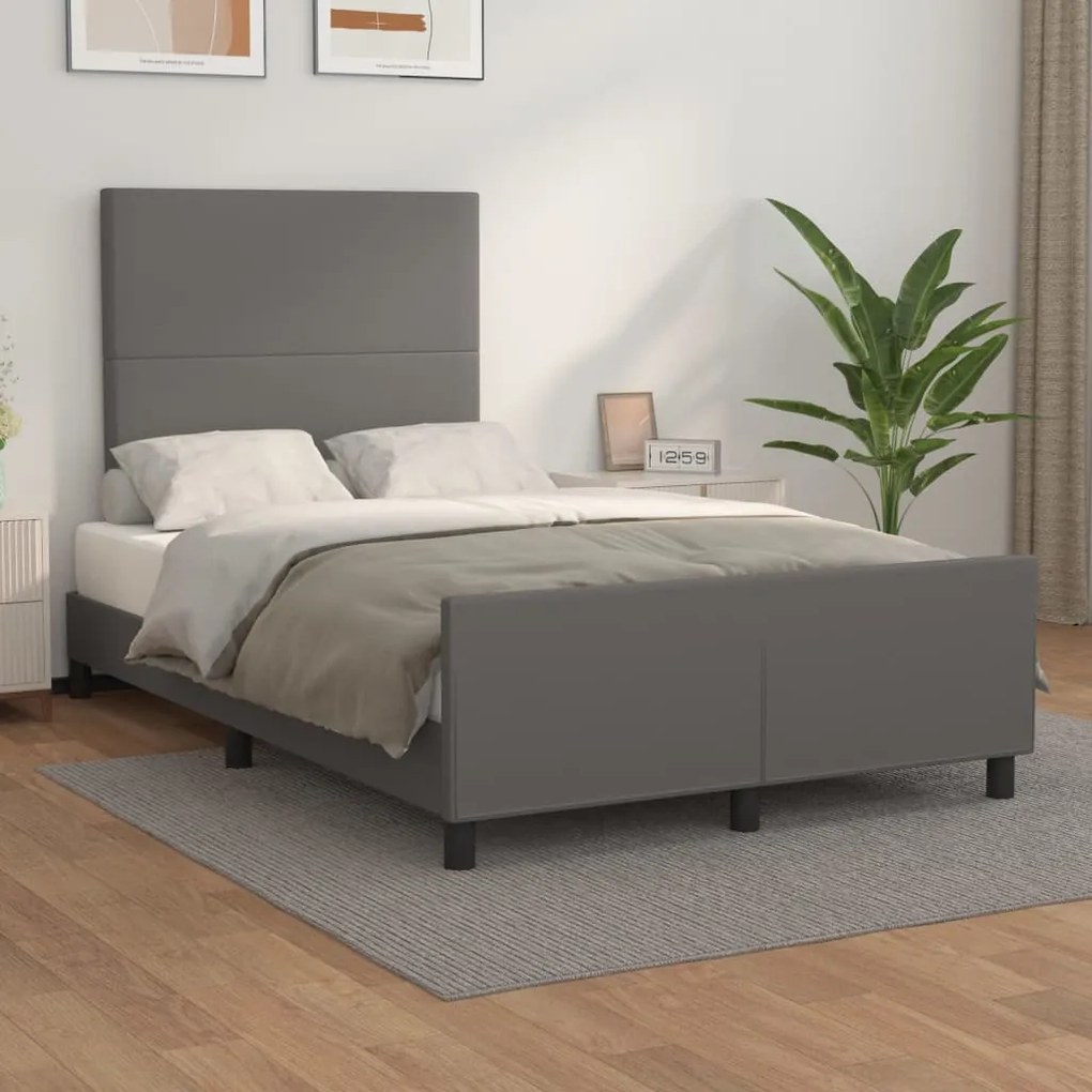 Giroletto Con Testiera Crema 120x200 Cm İn Similpelle /