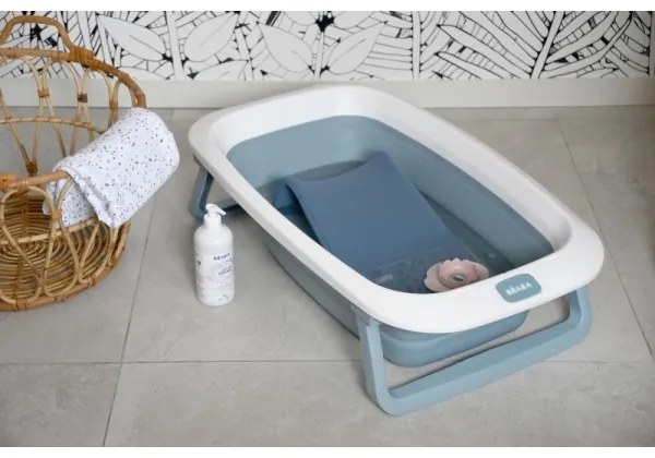 Beaba - Bagnetto pieghevole per bambini blu