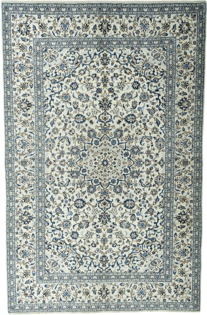 Kashan Tappeto persiano 200x300 Beige (Iran) Annodato A Mano