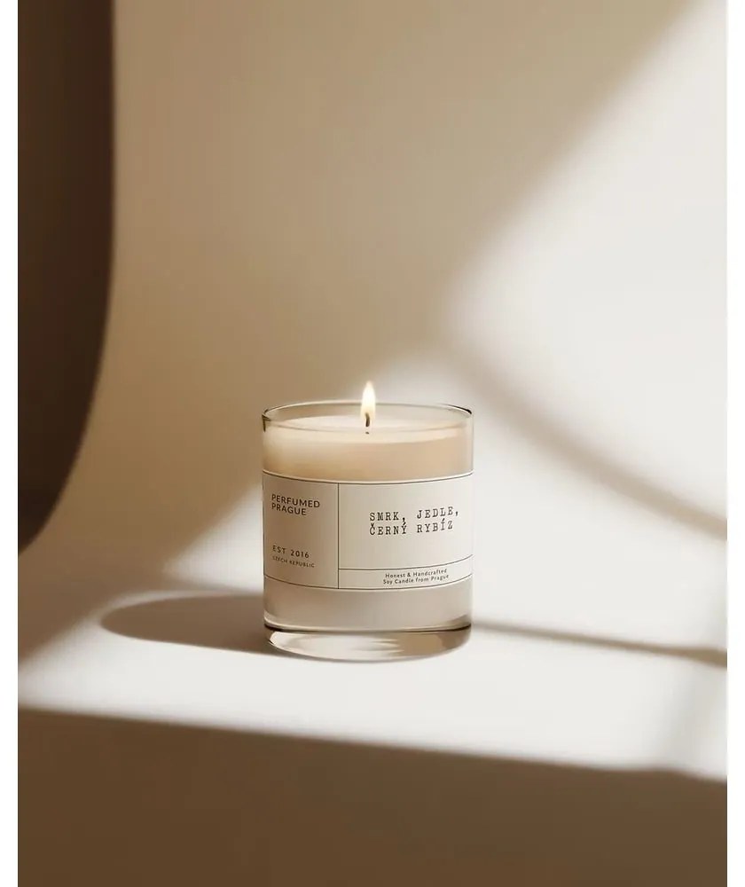 Candela in cera di soia profumata tempo di combustione 40 h #79 Black Currant – Perfumed Prague