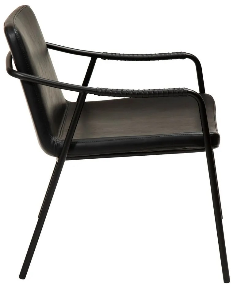 Poltrona in similpelle nera Boto - DAN-FORM Denmark