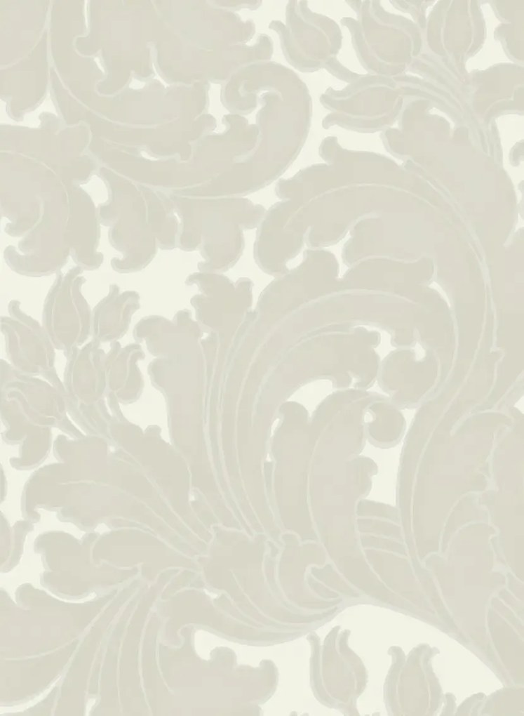 Little Greene Carta da parati Tulip - Pale Grey