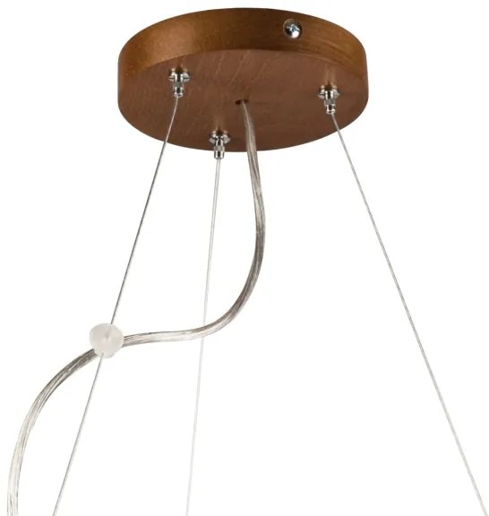 Lampadario a sospensione con filo 3xE27/60W/230V ø 47 cm