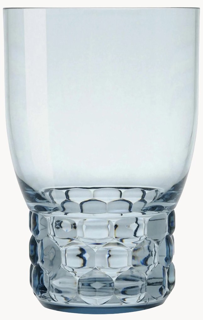 Set di 4 bicchieri con motivo in rilievo Jellies