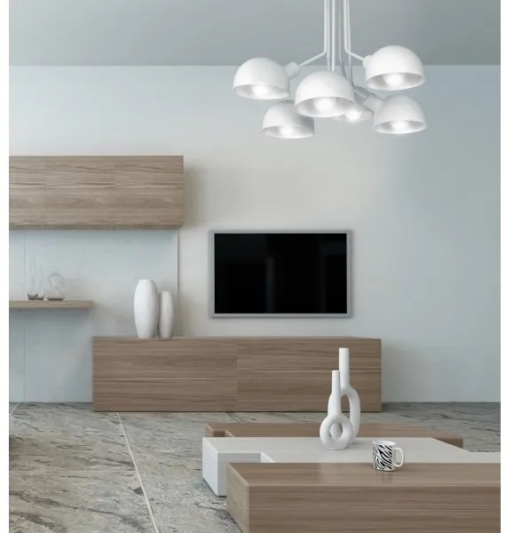 Lampadario a sospensione DEVIN 6xE27/60W/230V