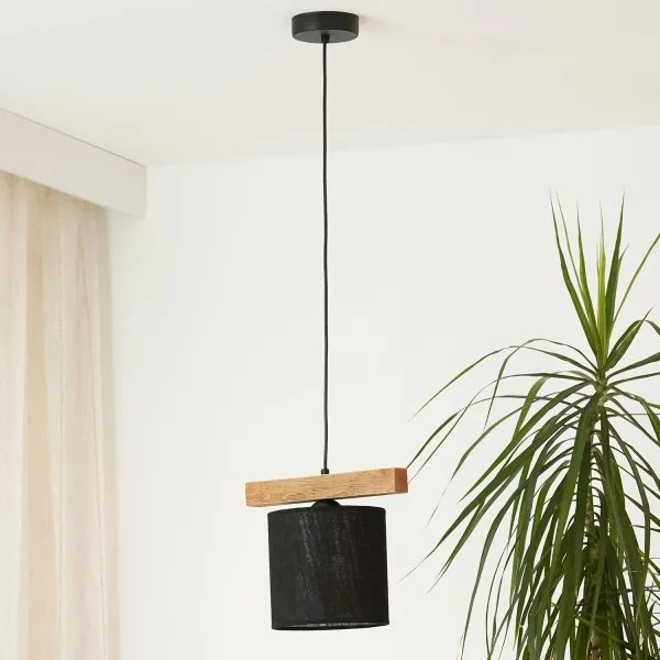 Brilagi - Lampadario a sospensione con filo FOREST 1xE27/15W/230V pino/nero