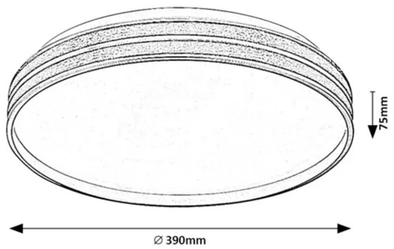 Rabalux 71141 - Plafoniera LED dimmerabile GANDOR LED/24W/230V 3000-6500K