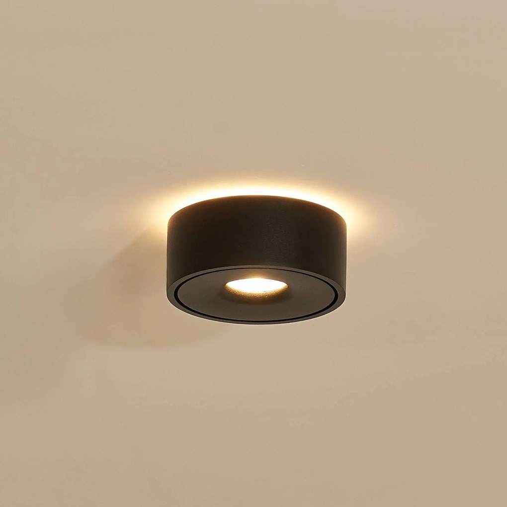 Arcchio Rotari Plafoniera a LED, Up&amp;Down, nero