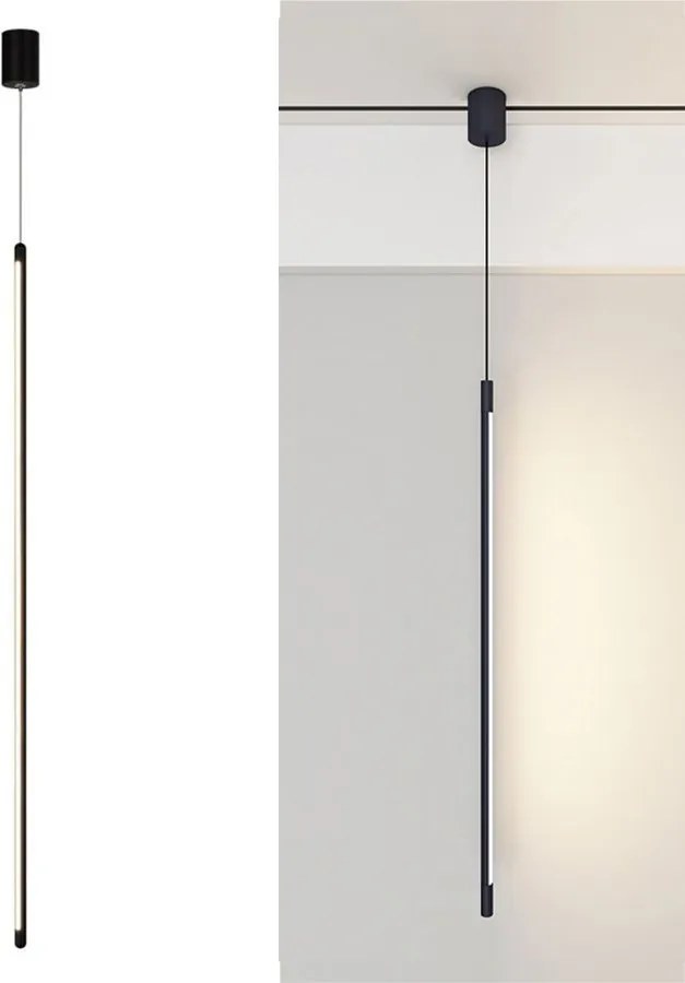 Lampada da soffitto LED APP1413-C BLACK 100cm