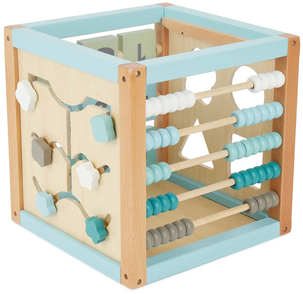 Bieco - Cubo motorio con labirinto XXL - animali del bosco