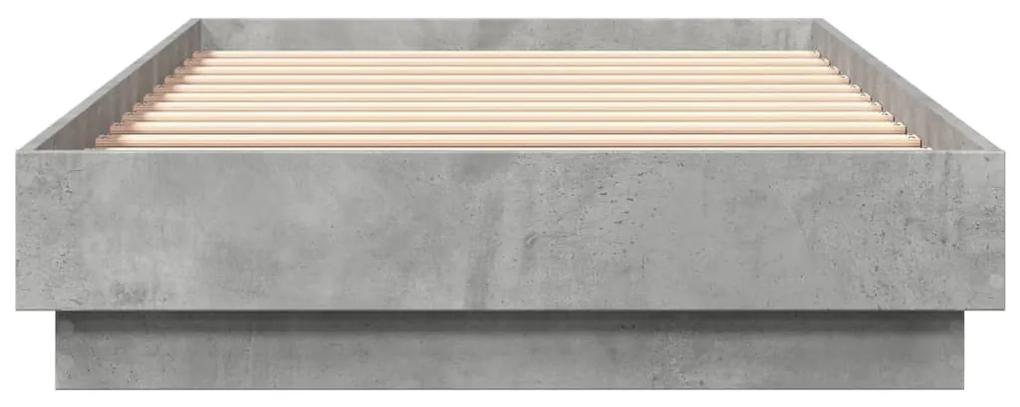 Giroletto con led grigio cemento 100x200 cm