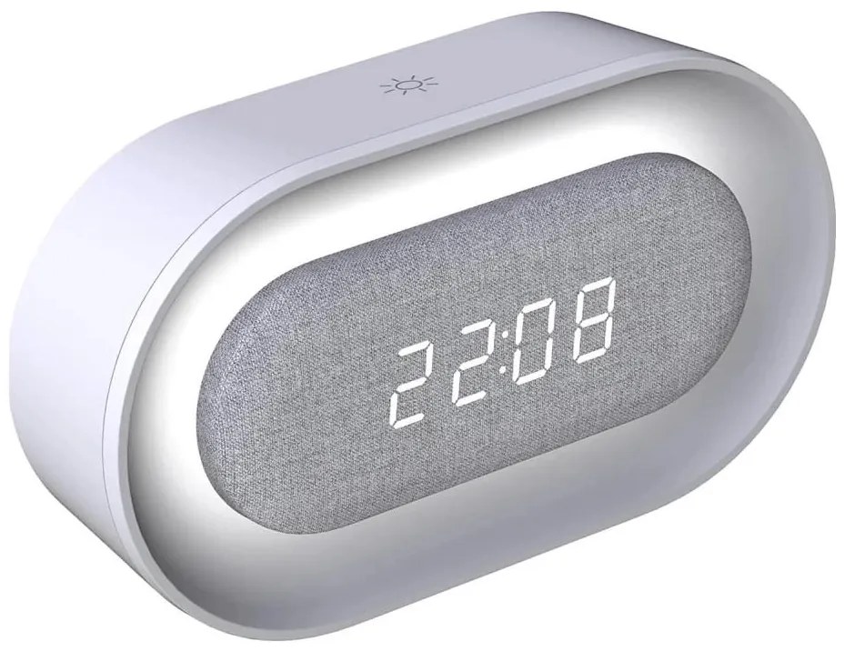 LED Piccola lampada notturna dimmerabile con sveglia KAJA LED/1,3W/5V 3000K