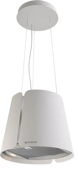 Cappa ad isola BEAT WH MATT F45 FABER bianco L 43 cm