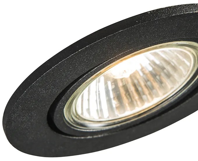 Faretto da incasso smart nero orientabile con Wifi GU10 - Cisco