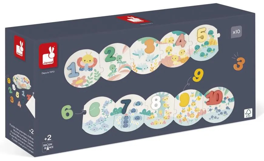 Puzzle da incastrare Pure - I miei primi numeri