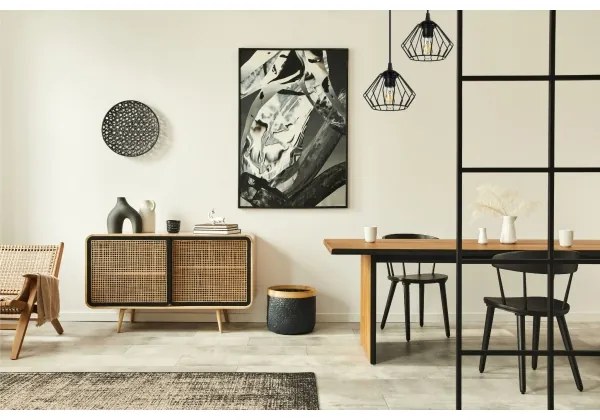 Lampadario su fune CEED 2xE27/60W/230V