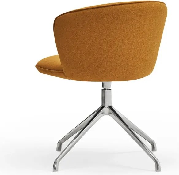 Set di sedie da pranzo color senape in imbottito 2 pz Add – Teulat