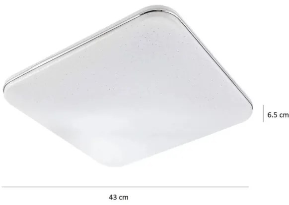 Plafoniera LED dimmerabile SYRIUS telecomandata LED/72W/230V