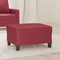 Poggiapiedi Rosso Vino 70x55x41 cm in Similpelle 349359