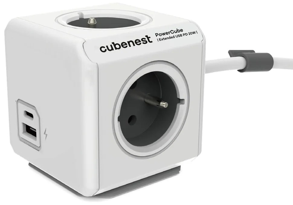 Presa di corrente PowerCube Extended USB - Cubenest