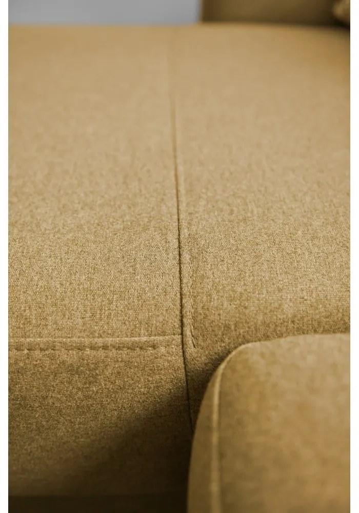 Divano letto variabile giallo ad angolo Pop - Bonami Selection