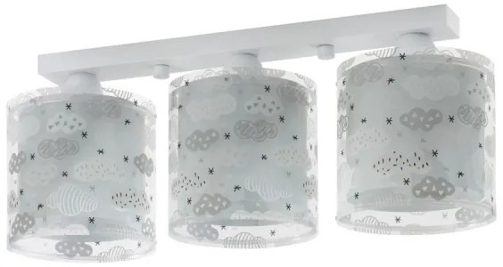 Dalber D-41413E - Plafoniera per bambini CLOUDS 3xE27/60W/230V