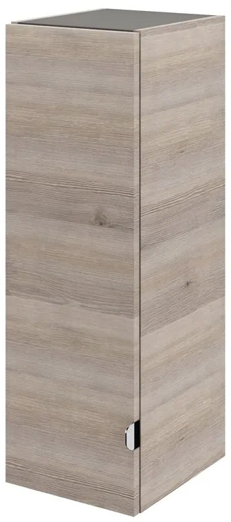 Pensile bagno Neo rovere grigio SENSEA, 1 anta apertura da sinistra P 35 x L 30 x H 90 cm