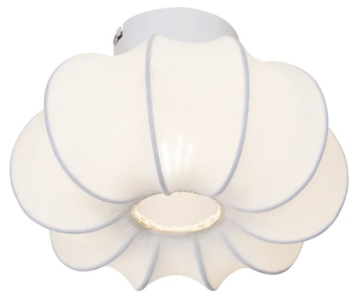 Plafoniera Japandi bianca 27cm - Plu Asyesha