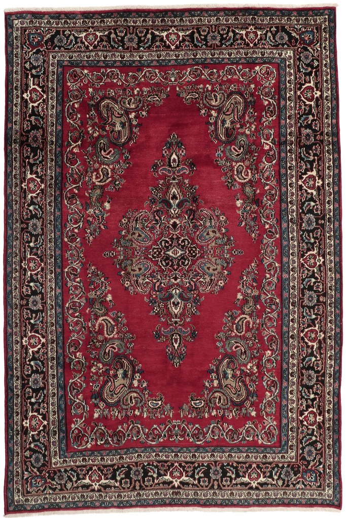 Hamedan Tappeto 310x210 (Iran) Annodato A Mano
