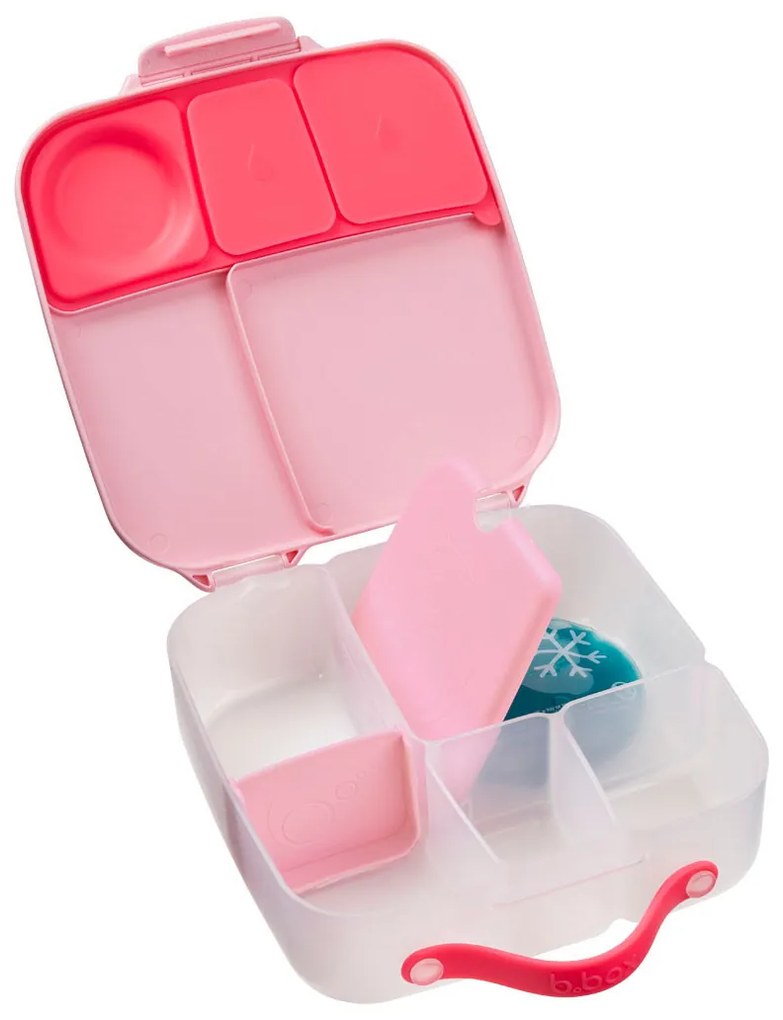 Box porta merenda grande – flamingo fizz