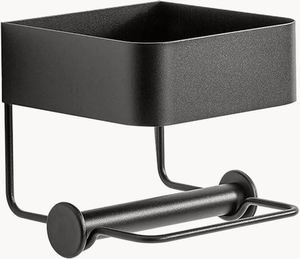 Porta carta igienica da parete con scomparto Shima