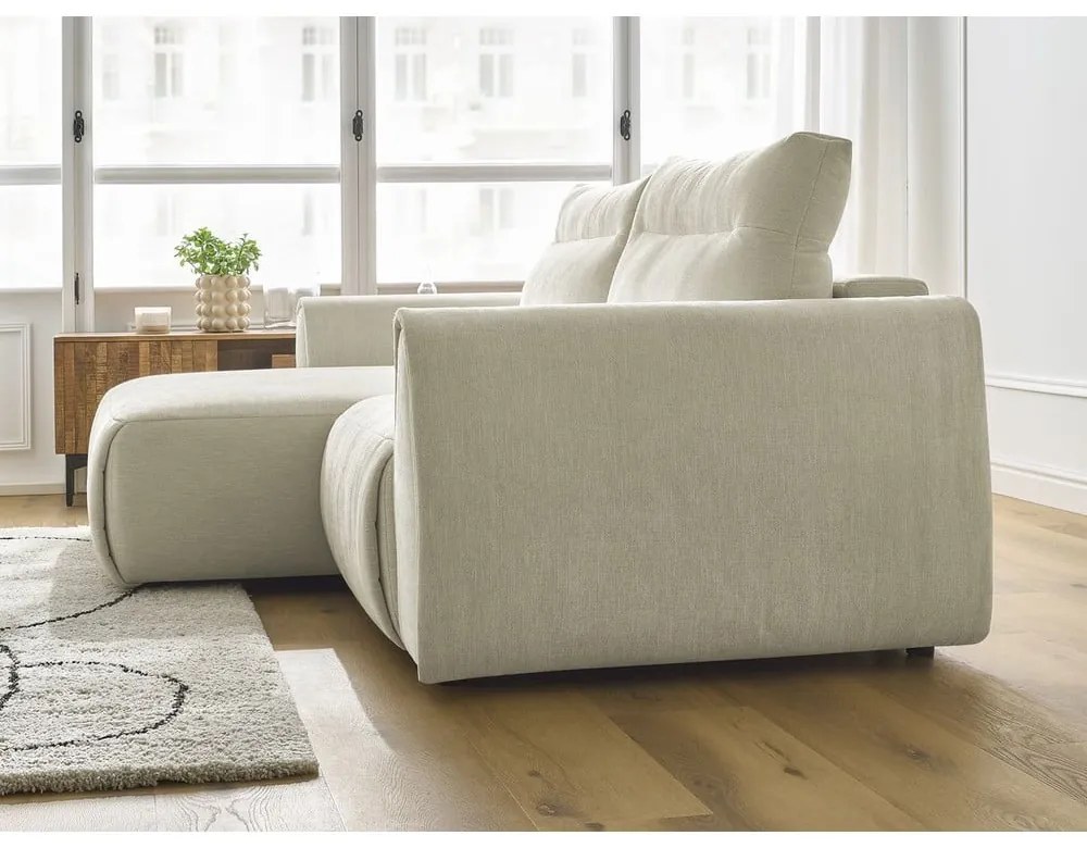 Divano angolare beige Aden – Bobochic Paris