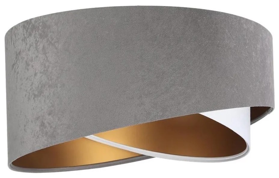 Paralume universale GALAXY E27 diametro 45 cm grigio/bianco/oro