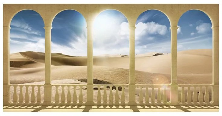 Fotomurale XXL  Sahara sognato  Colore Beige, Dimensioni e Misure 550x270