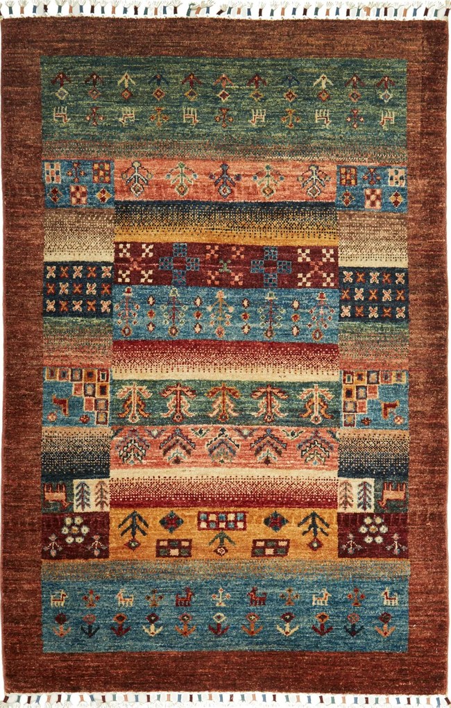 Samarkand Tappeto orientale 100 x 150 (Pakistan) Annodato A Mano