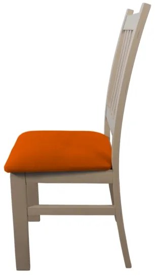 Sedia da pranzo SIMON faggio/arancione