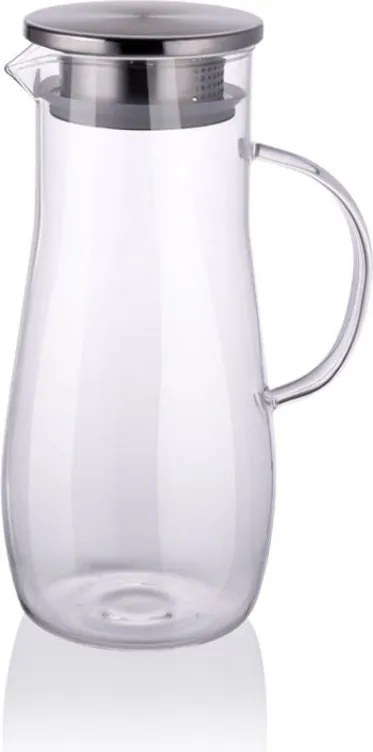 Alpina - Caraffa in vetro borosilicato con manico 1,4 l