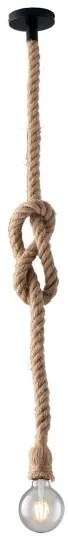 Sospensione rope nera 1xe27 150cm i-rope-s1