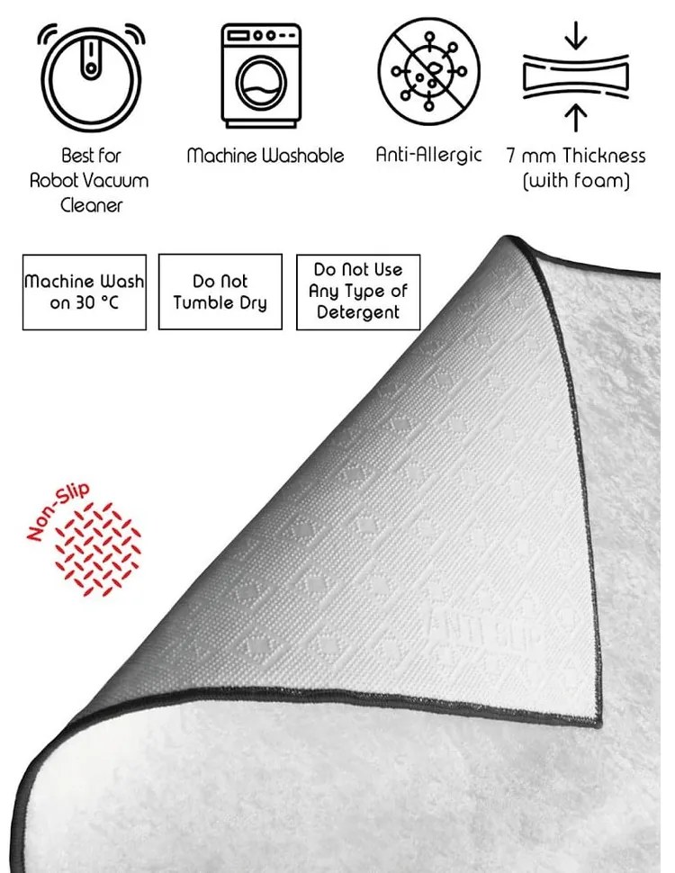 Set di tappetini per il bagno blu 2 pz 60x100 cm – Foutastic